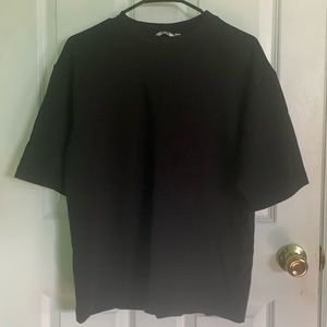 UNIQLO U AIRism Cotton Oversized Crew Neck Half-Sleeve T-Shirt